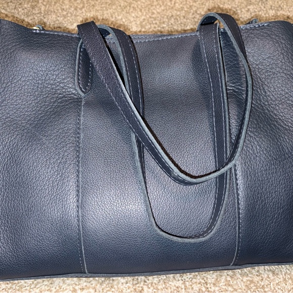 Portland Leather night owl East/West Lola Crossbody Bag-NEW - Picture 2 of 5